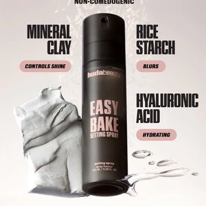 HUDA BEAUTY Easy Bake Setting Spray in Black